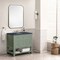 James Martin Vanities Breckenridge 36in Single Vanity, Smokey Celadon w/ 3 CM Charcoal Soapstone Top 330-V36-SC-3CSP - alternate 3